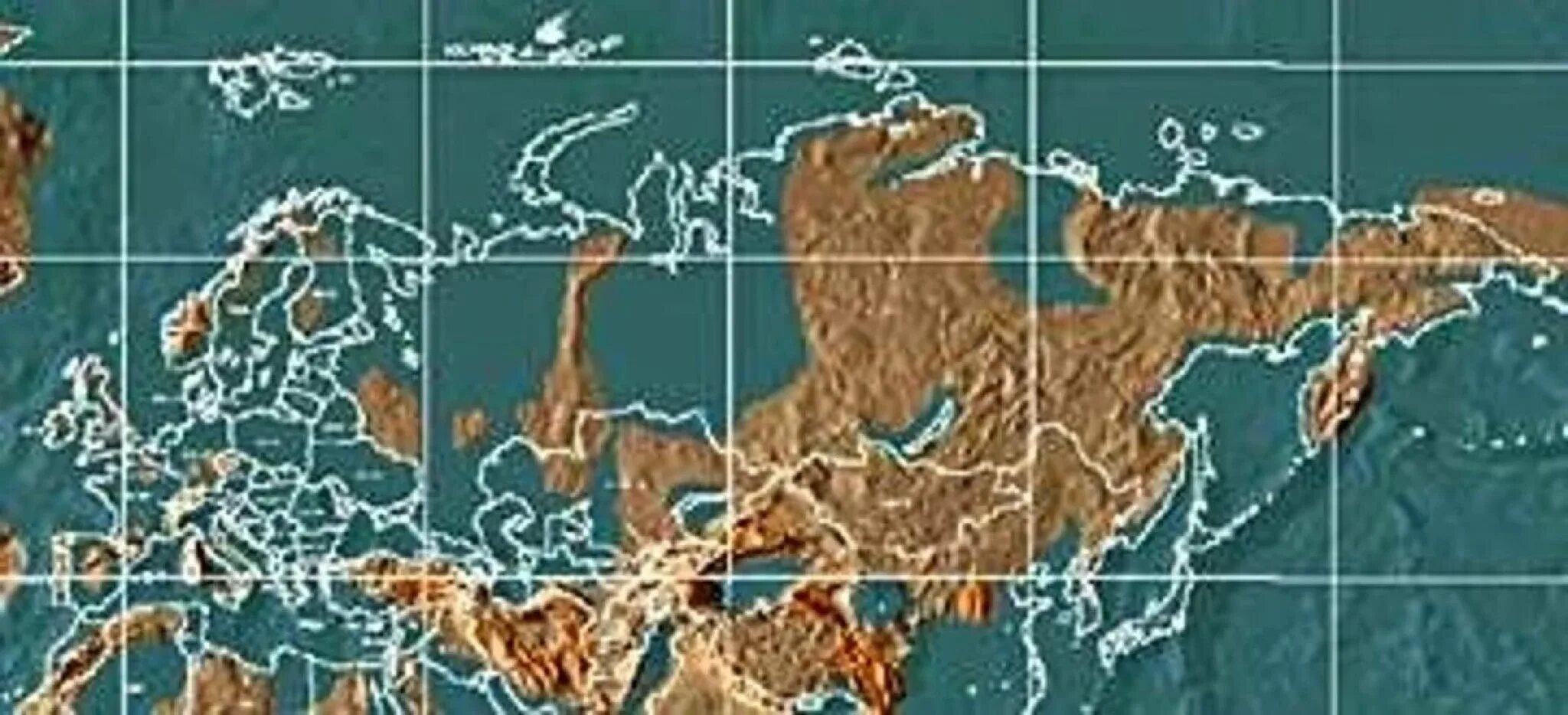 Карта Гордона Майкла Скаллиона земли будущего.