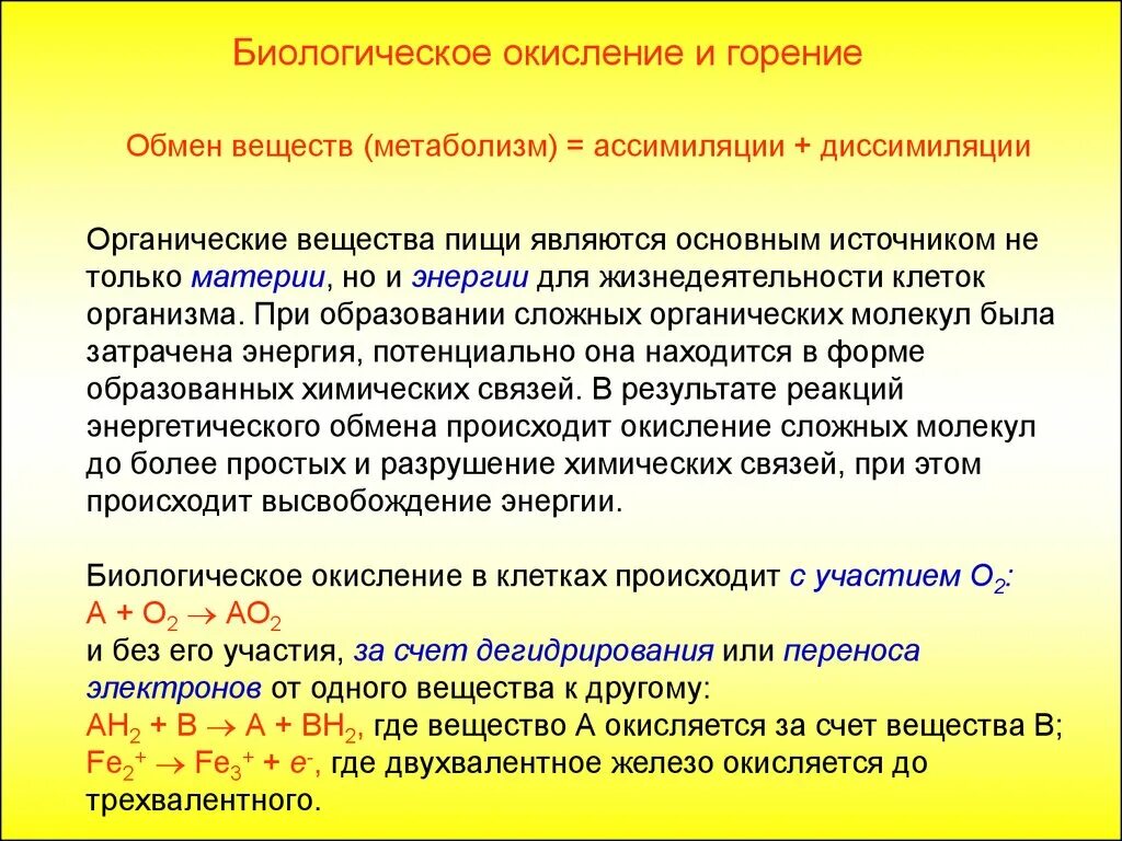 Биологическое окисление и горение. Сравнение горения и биологического окисления. Сходство биологического окисления и горения. Биологическое окисление и горение сходство и различие.