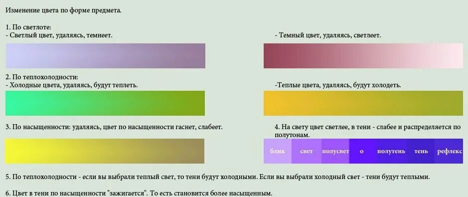 Цвет меняется в зависимости от. Теплые и холодные цвета теней. холодный свет цвет. изменение цвета. теплый свет холодная тень.