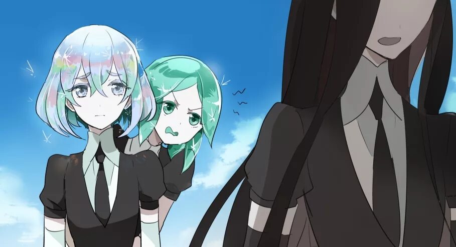 Борт самоцвет. Houseki no kuni борт. Houseki no kuni Алмаз.