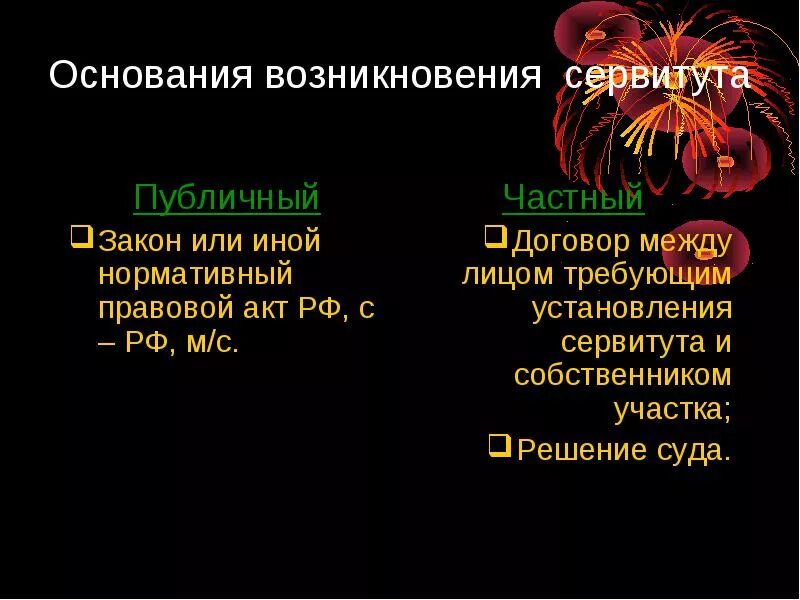 Основания прекращения сервитута. Основания возникновения сервитута. Основание возникновения и прекращения сервитута. Частный сервитут основания возникновения. Основания возникновения сервитута на земельный участок.