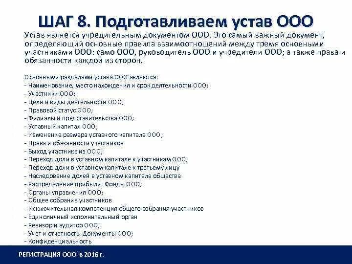 Пошаговое открытие ооо. Учредительные документы ООО. Документы ООО перечень. Устав ООО. Перечень документов для регистрации ООО.