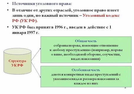 Виды сроков в уголовном праве