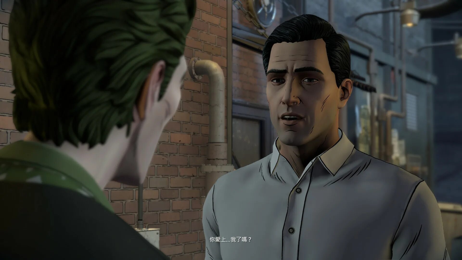 The enemy came. Джон Batman the Telltale. Брюс Уэйн Telltale. Batman Telltale Брюс. Batman the Enemy within Брюс Уэйн.