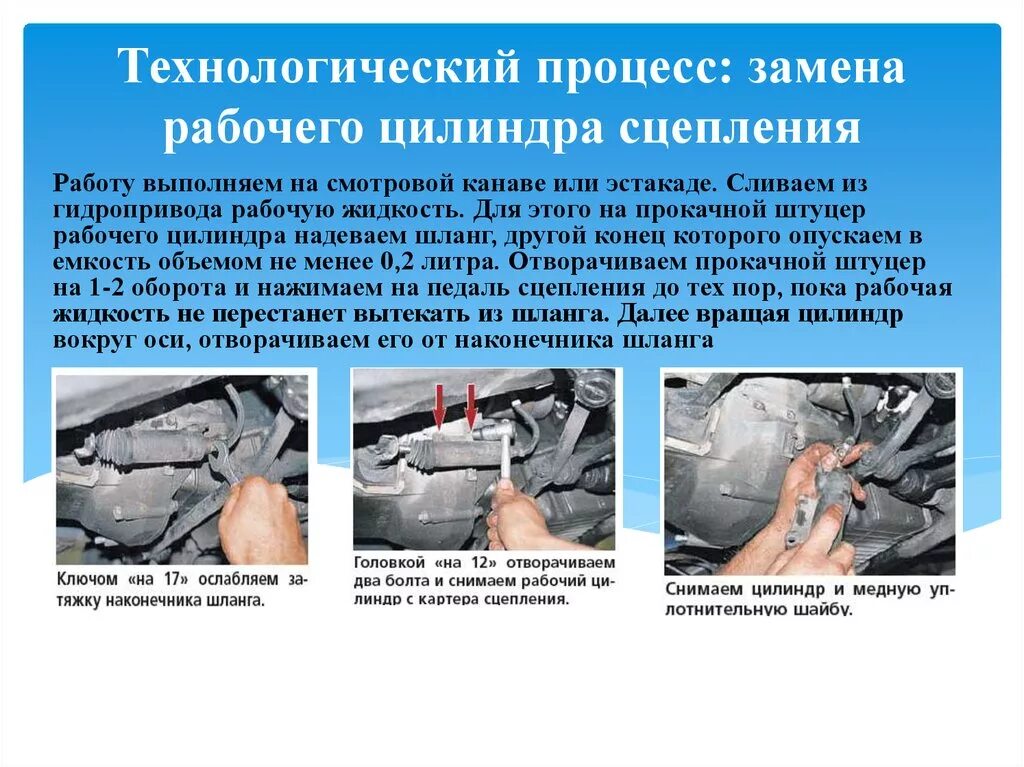 Техническое обслуживание сцепления автомобиля. Основные работы выполняемые при техническом обслуживании сцепления. Техническое обслуживание муфты сцепления. Технологический процесс ремонта сцепления. Признаки неисправности цилиндра сцепления