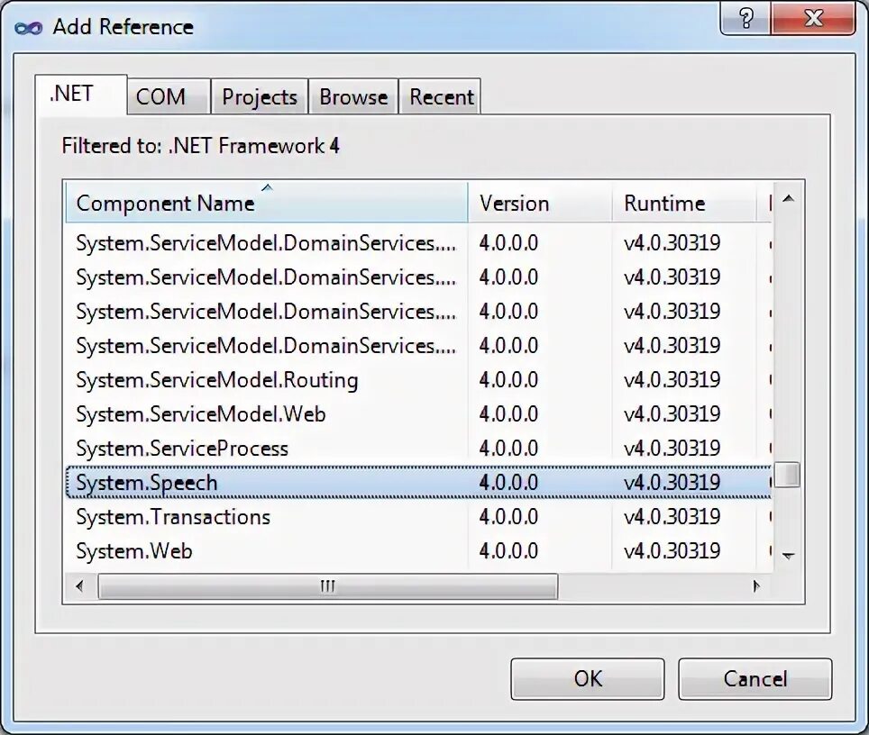 System speech. System speech