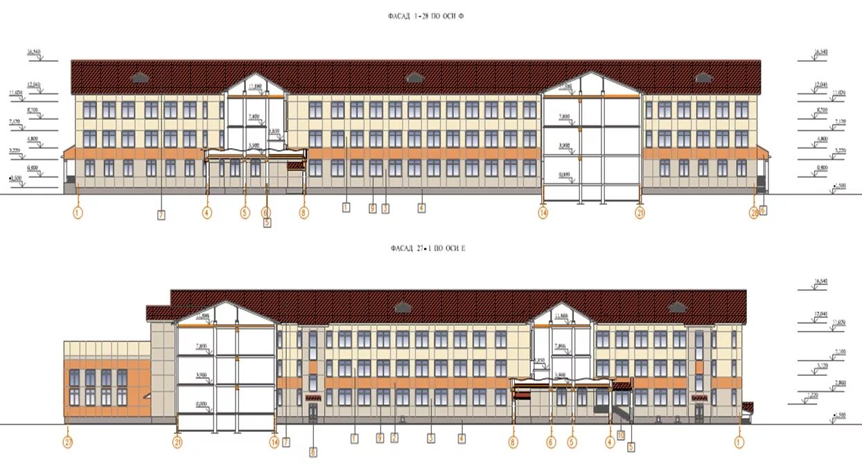 Сколько этажей в школе. Фасад школы проект. Фасад школы чертеж. Школа план и фасад. Проект школы план.