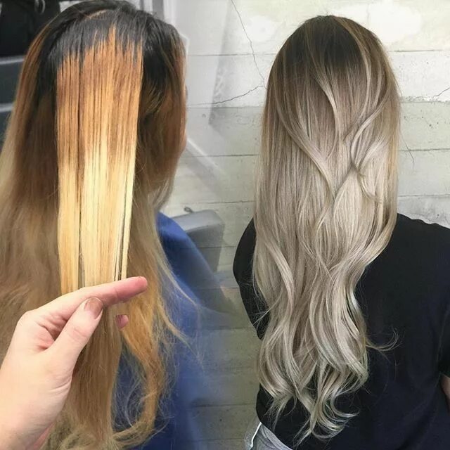 Как выглядит растяжка цвета Image result for balayage blonde Balayage straight hair, Hair hacks, Hair color