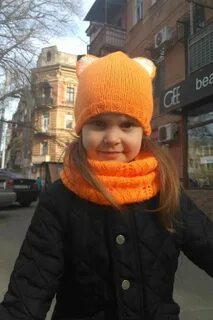Лисошапка крючком