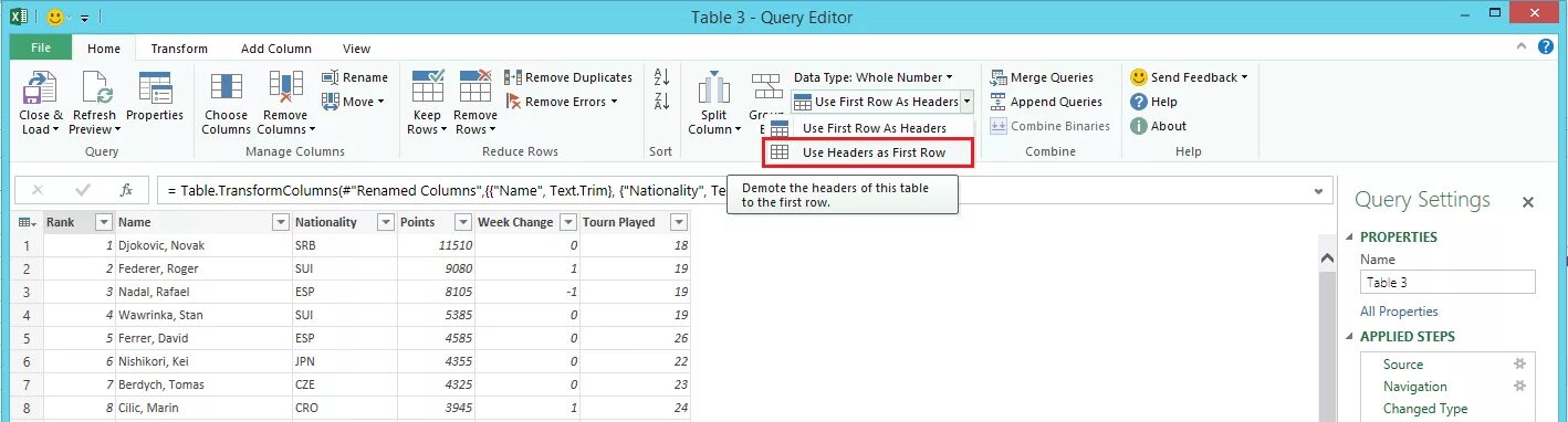 Trim text Power query. Power query Table.TRANSFORMCOLUMNS(. Cleaned text Power query.