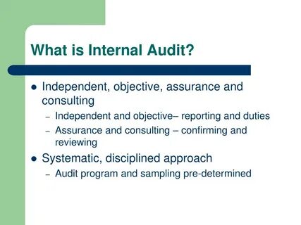 Internal audit