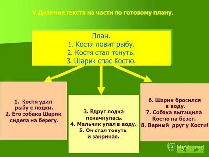 Текст и система заданий