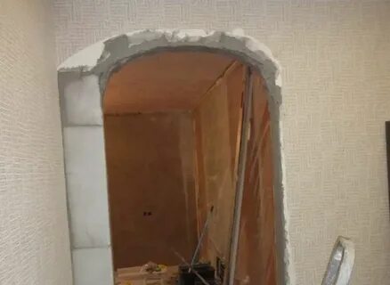 Как сделать дома дверную арку