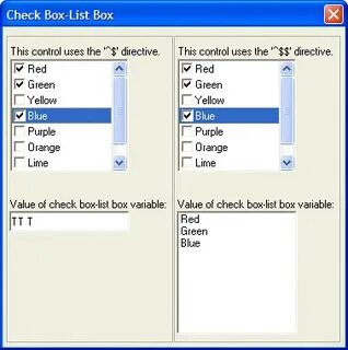 Check a box