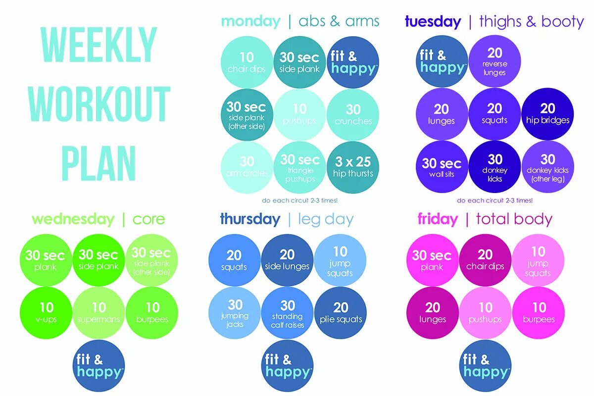 Workout Planner. Workout Plan for a week. Воркаут колор. Workout plan