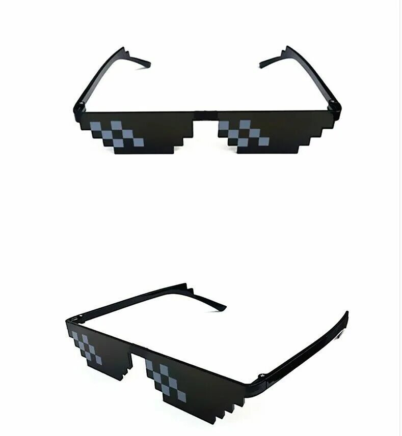Очки пиксели. Очки 8 бит Thug Life. Пиксельные очки MLG. Мужские и женские мужские очки 8 бит пиксельные очки-мозаика. Пиксельные очки like a Boss.