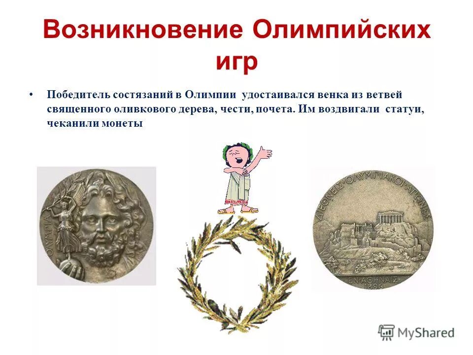 Символы олимпийских игр в древней греции победителю. Награда победителя олимпийских игр в древней греции оливковый венок. Награда победителю олимпийских игр в древней греции. Зарождение олимпийских игр для дошкольников. Какой награды удостаивался победитель состязаний в олимпии.