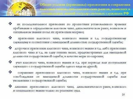 На какой срок присваивается