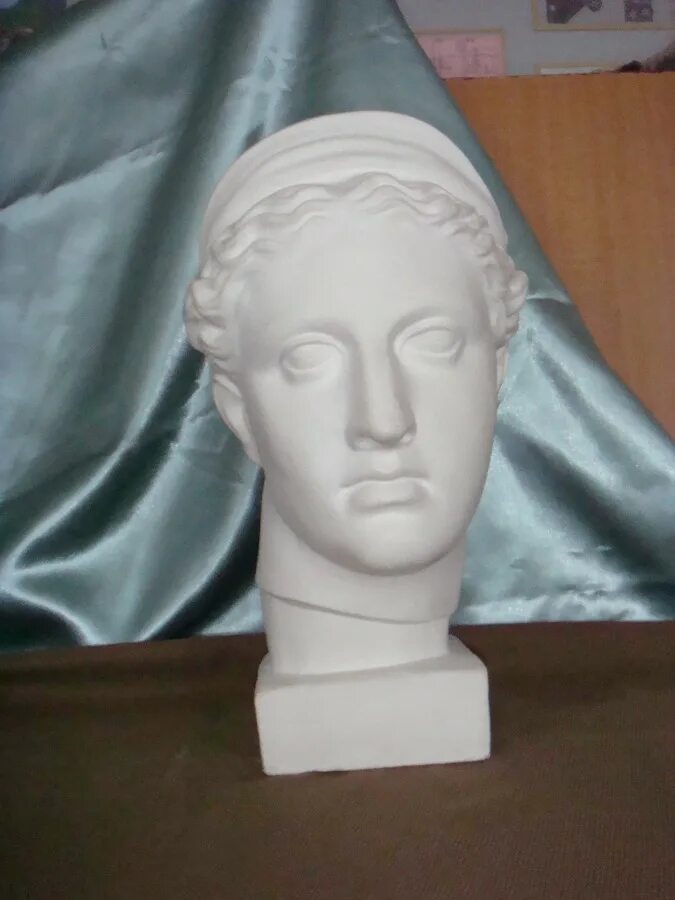 Ek10-125). Голова дианы, гипс (арт. 10-125). Гипсовая голова диана, артемида. Артемида гипсовая голова.