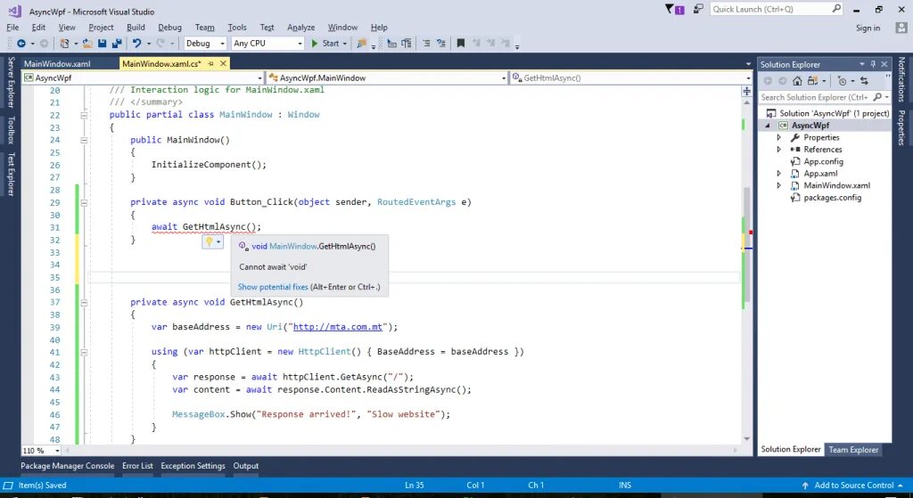 Асинхронное программирование c#. Async await c#. Асинхронный метод c#. Программирование в Visual Studio 2022.