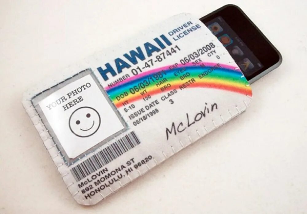 MCLOVIN fake ID. MCLOVIN ID Card. MCLOVIN ID back. Id наклейки