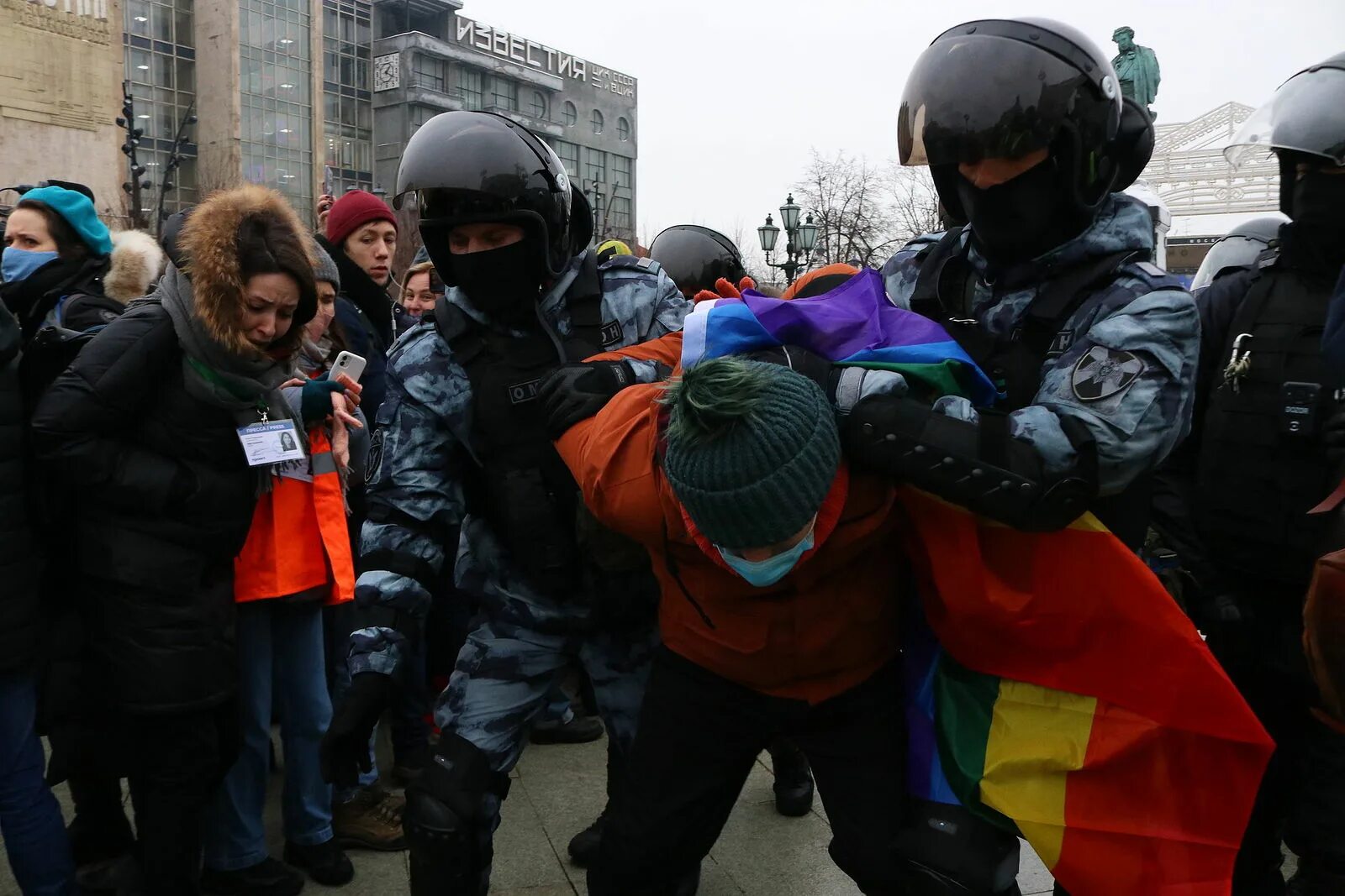 Митинги 23 января 2021 года. Дружинники на митинге 23 января. Митинг в Калмыкии 23 января 2021. Новая Каховка митинги против РФ. Митинги январь 2021