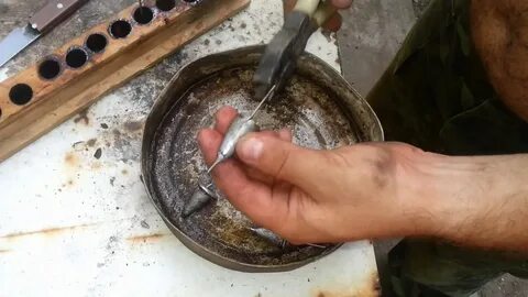 Отлив грузил своими руками