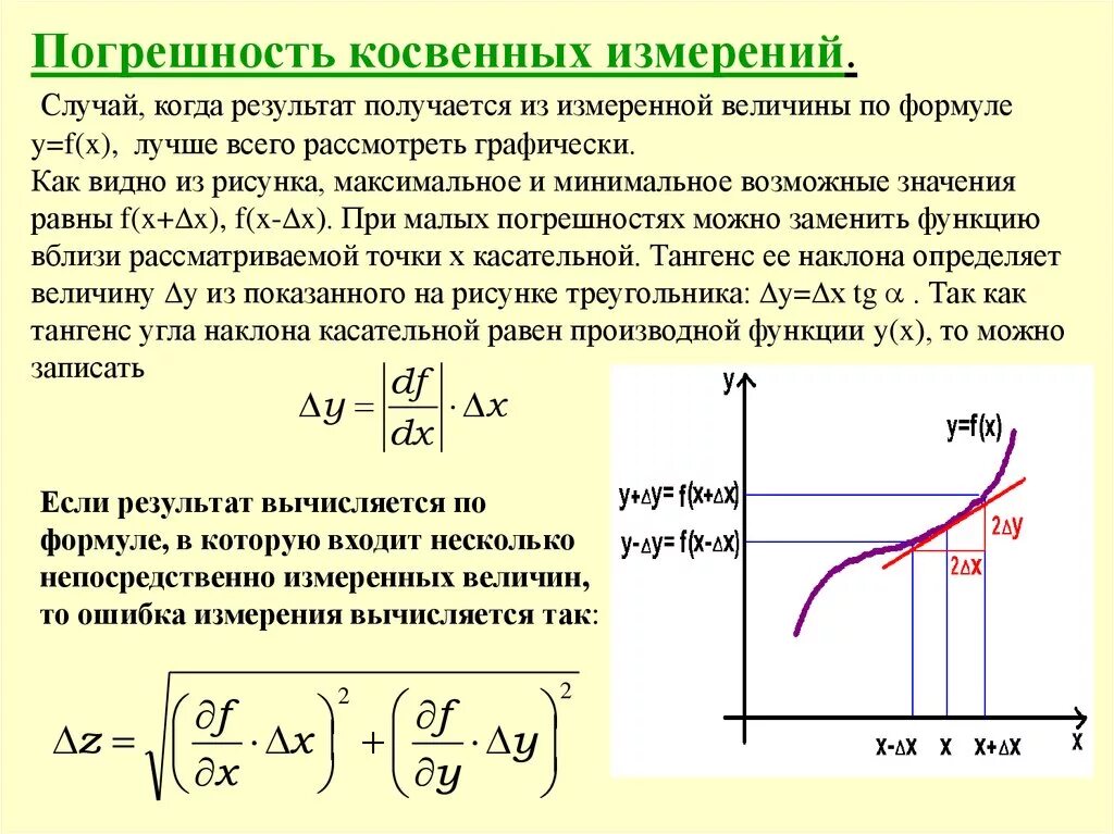 Расчет косвенных измерений. Относительная погрешность косвенных измерений формула. Как считать косвенные погрешности. Приборная погрешность косвенных измерений. Как посчитать косвенную погрешность.