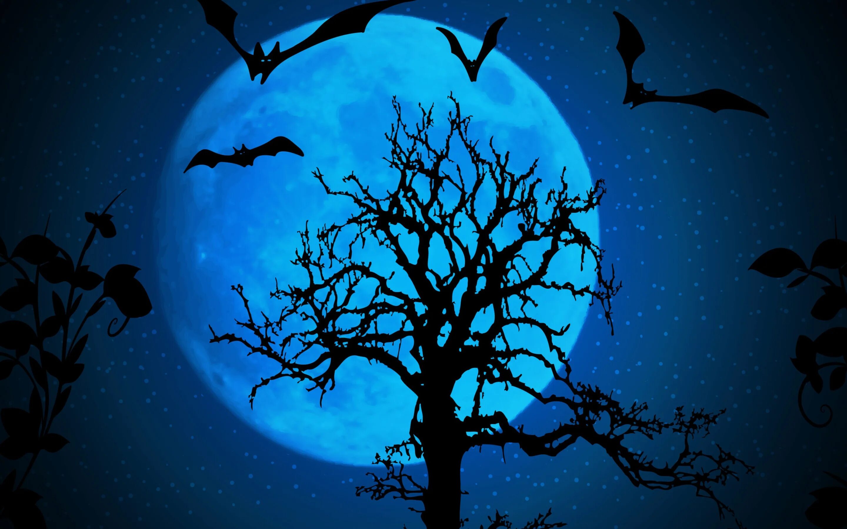 В круг дерева ночи. Дерево на фоне Луны. Дерево ночью. Хэллоуин полнолуние. Луна фон.