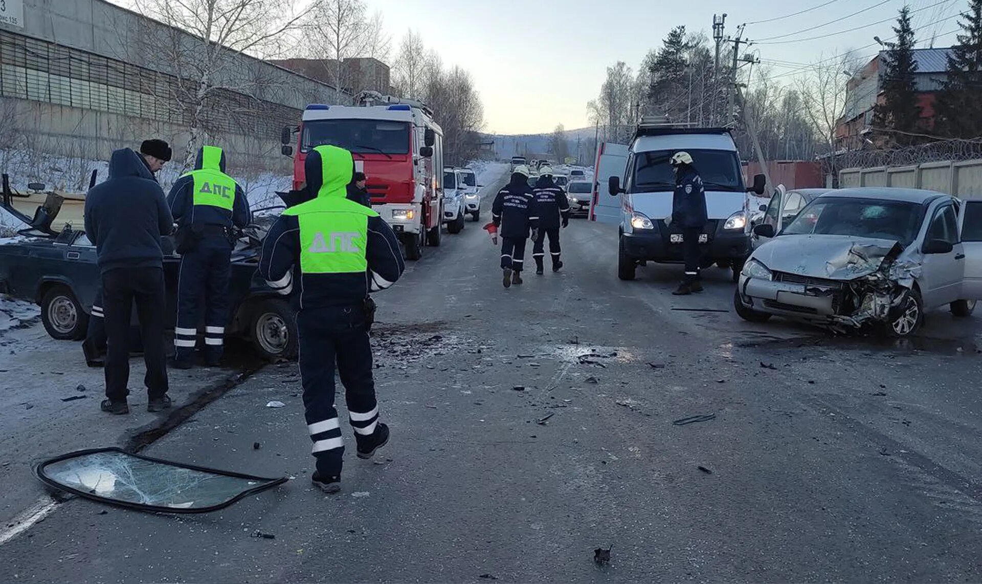 Авария в Челябинской области.