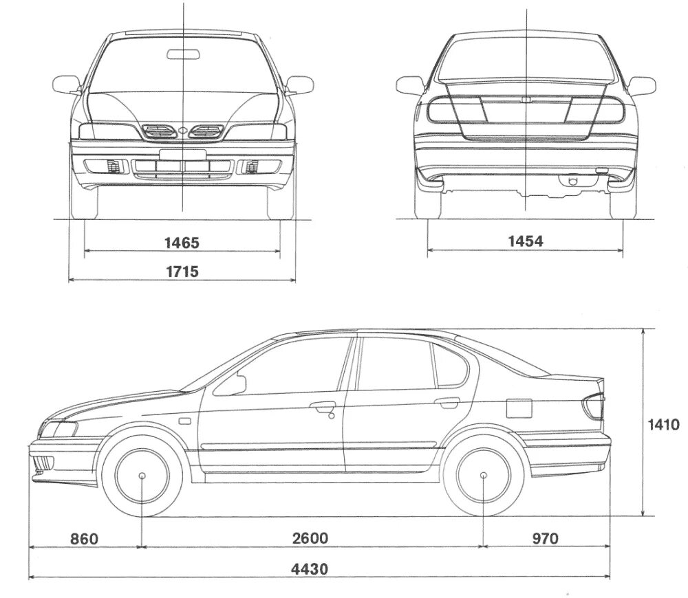 Ниссан примера р11 размер. Nissan primera p11 чертежи. Nissan Sunny чертеж. Ниссан Санни 2001 габариты. Габариты Ниссан Санни 2000.