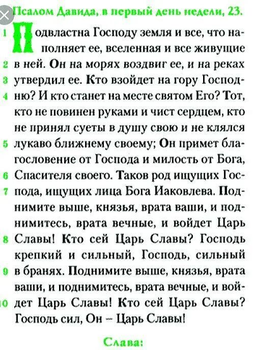 Псалмы давида читать на русском языке. Псалом 23. 23 псалом текст. псалтырь 23. 23 псалом давида.