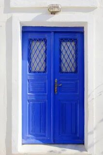 Blue door