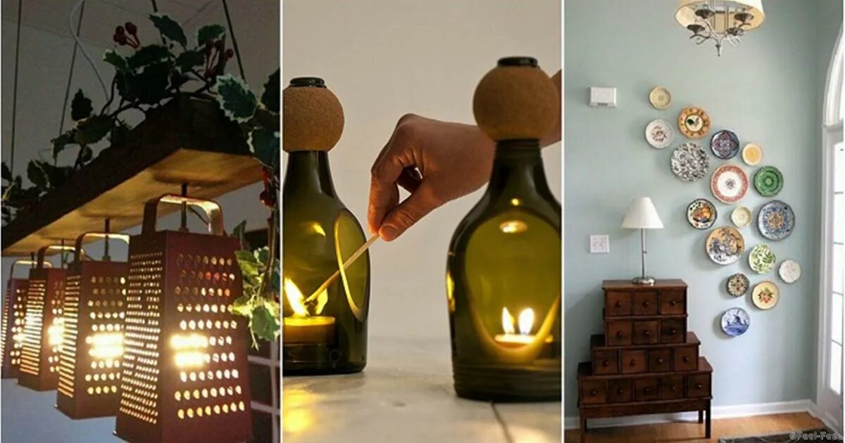 Поделки для интерьера своими руками для дома. Интересные поделки для дома. Идея создания своими руками. Идеи для поделок. Оригинальные вещи для интерьера.