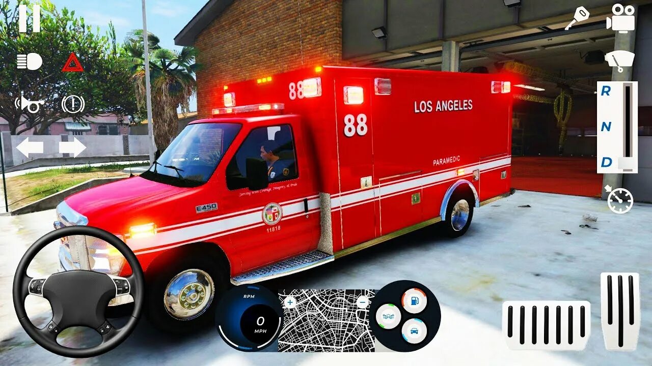 Emergency ambulance simulator много
