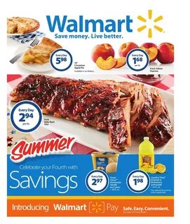 Walmart Ad Summer Deals Jul 1 - Jul 16 2016.