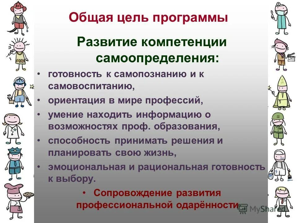 Внутренний мир человека и профессиональное самоопределение. Внутренний мир человека и профессиональное самоопределение