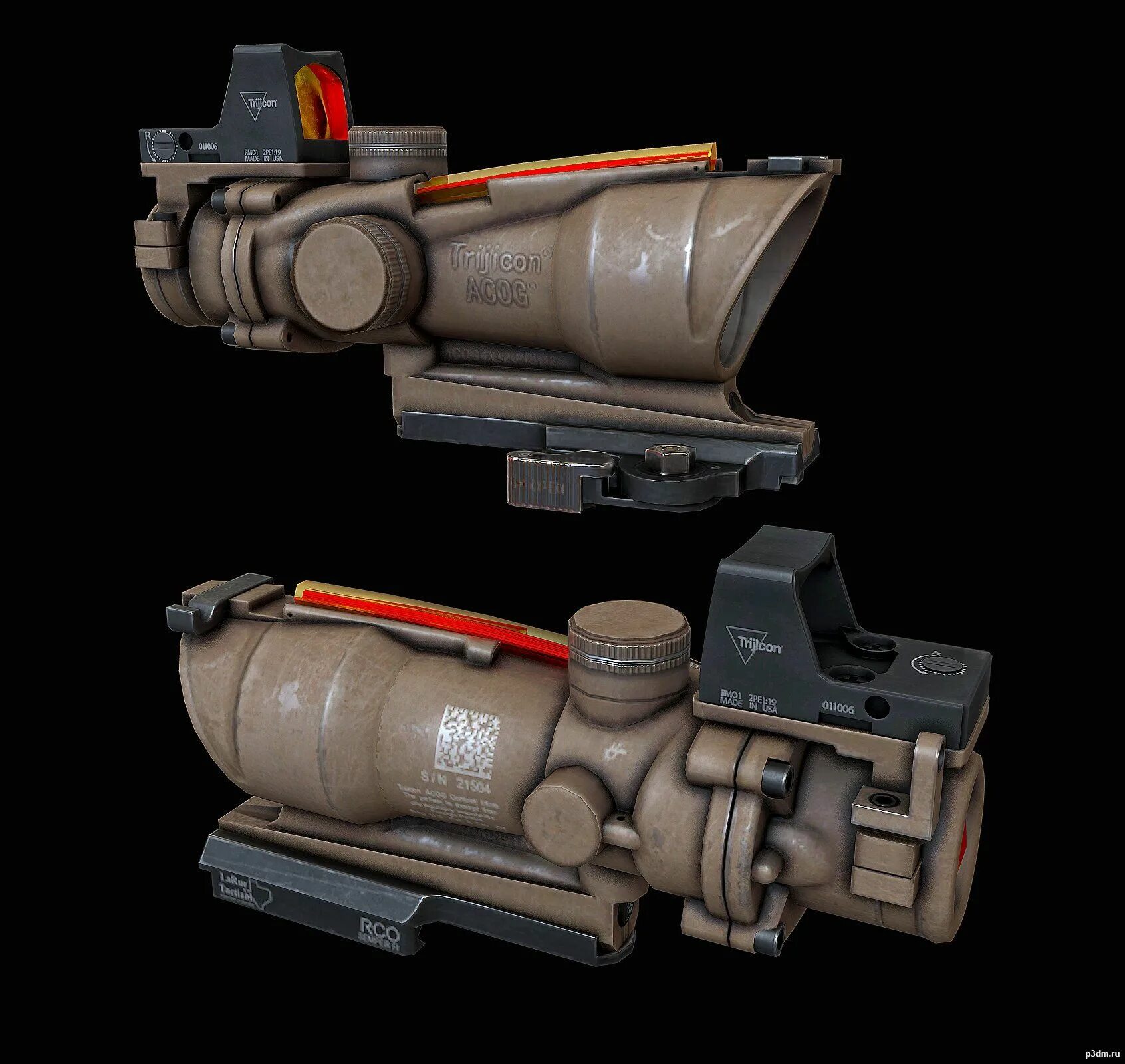 Models weapons