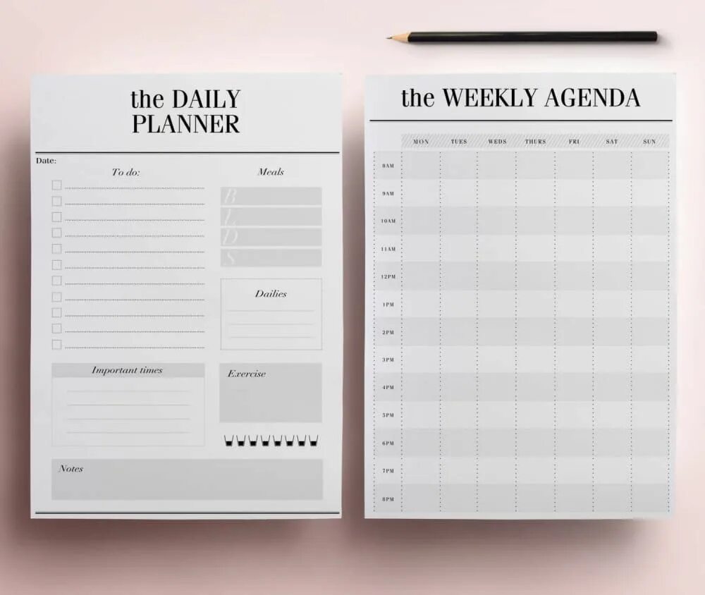 Planning pages pages