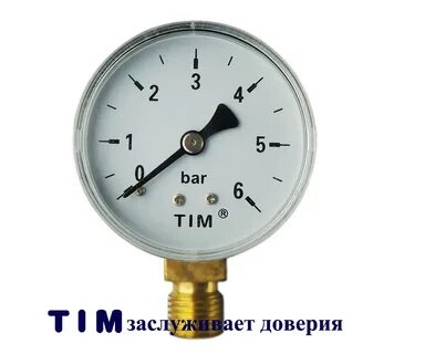 Манометр tim