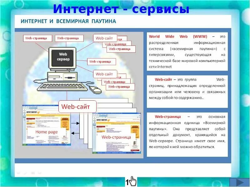 Определение страницу