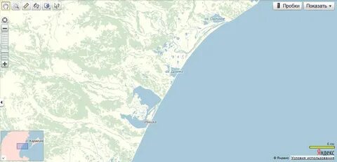 Карта оссора камчатский край