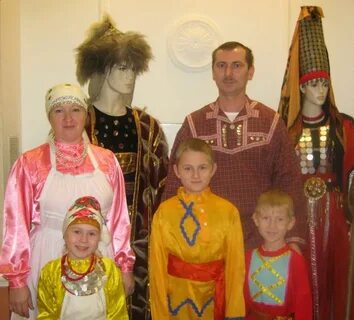 Семья удмуртов