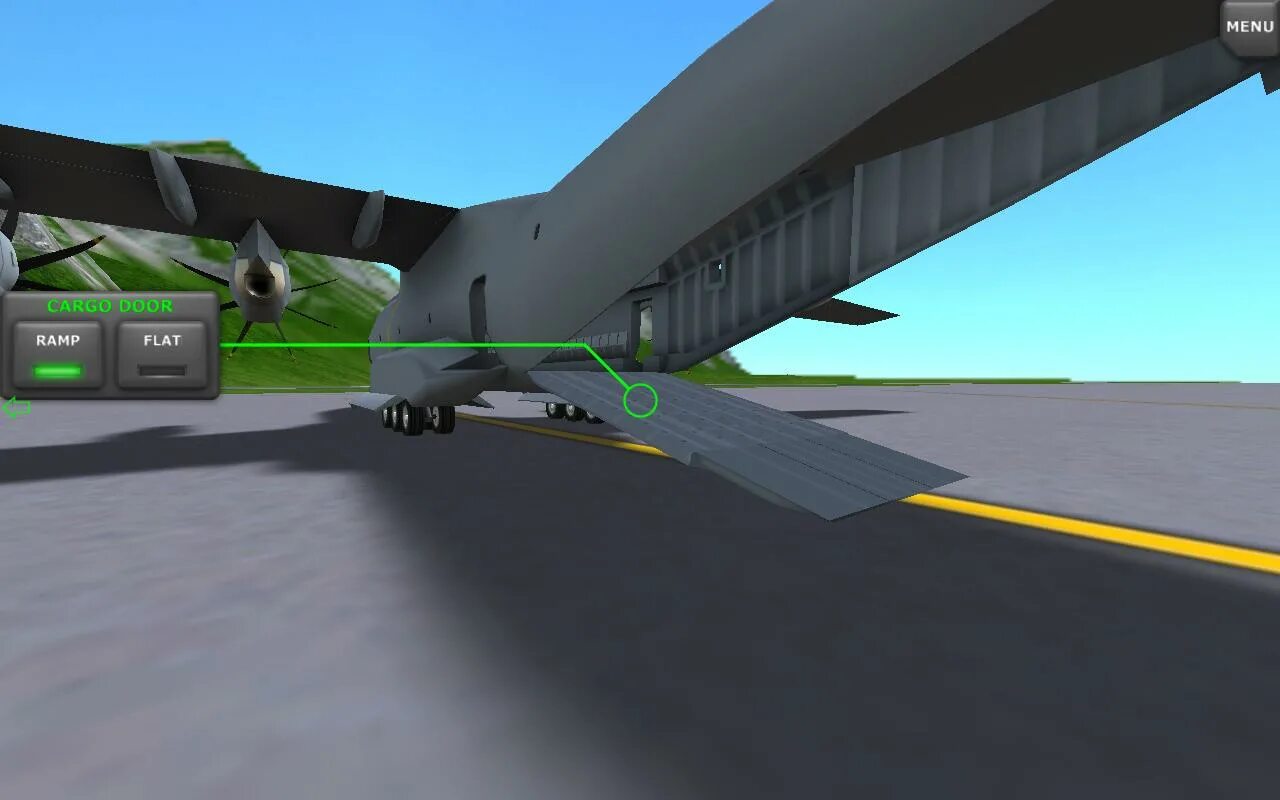 Turboprop flight simulator 3d