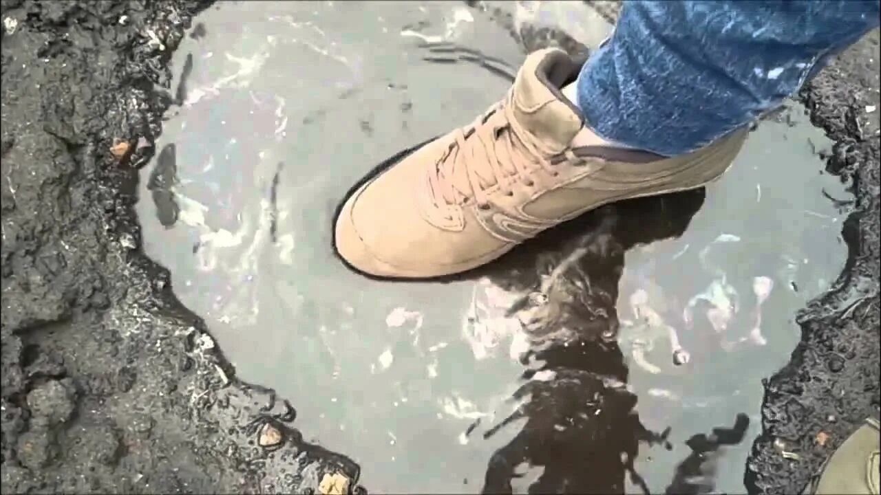 Лужа залезть