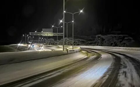 На машине по мурманску