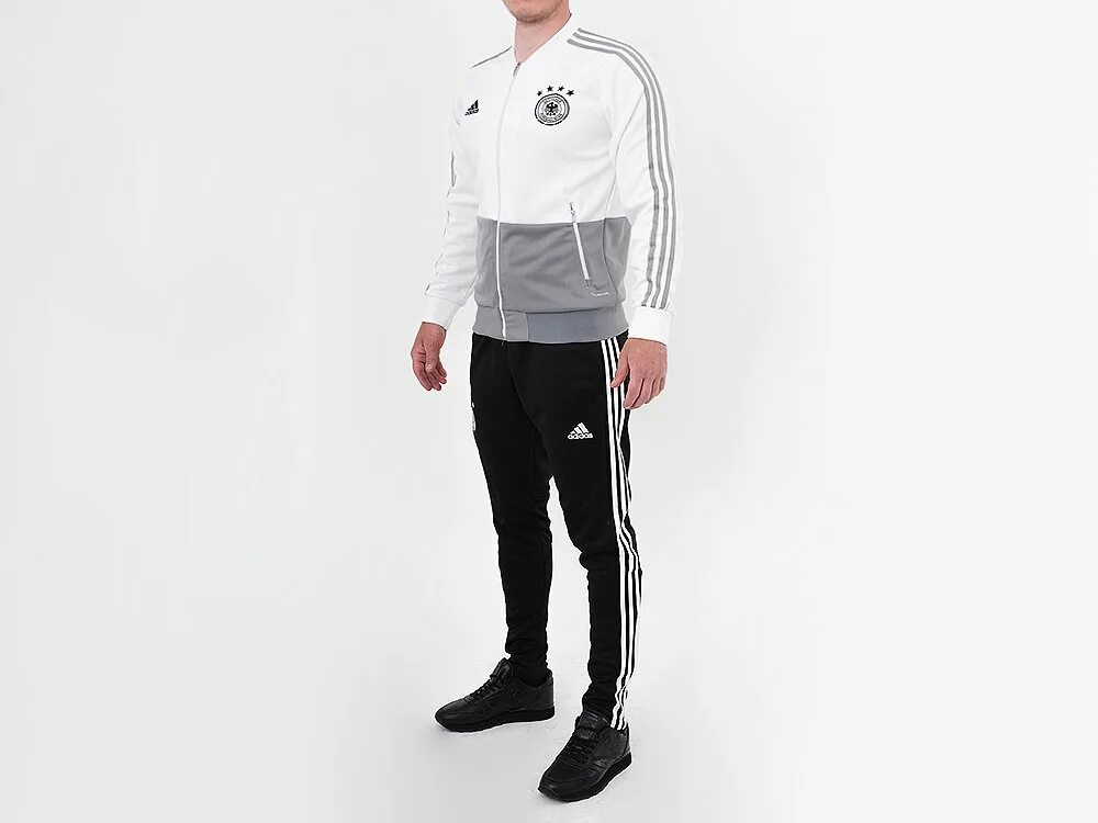 Спортивный костюм из германии. Adidas DFB костюм. Спортивный костюм adidas DFB. Спортивный костюм сборной Германии адидас. Костюм спортивный адидас сборная.