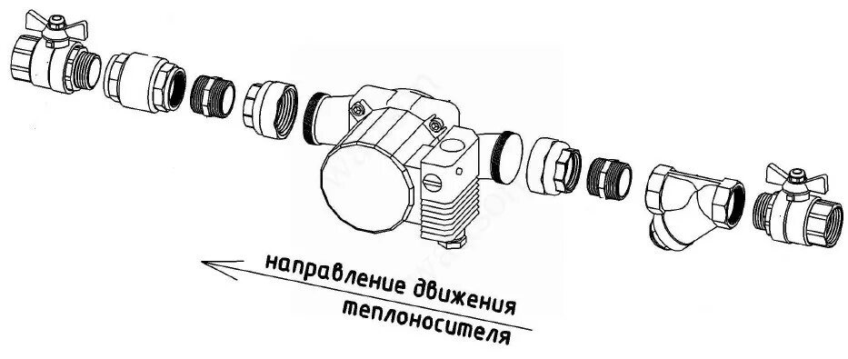 Циркуляционный насос для отопления схема установки Рекомендации по выбору и монтажу циркуляционных насосов Насосы Статьи