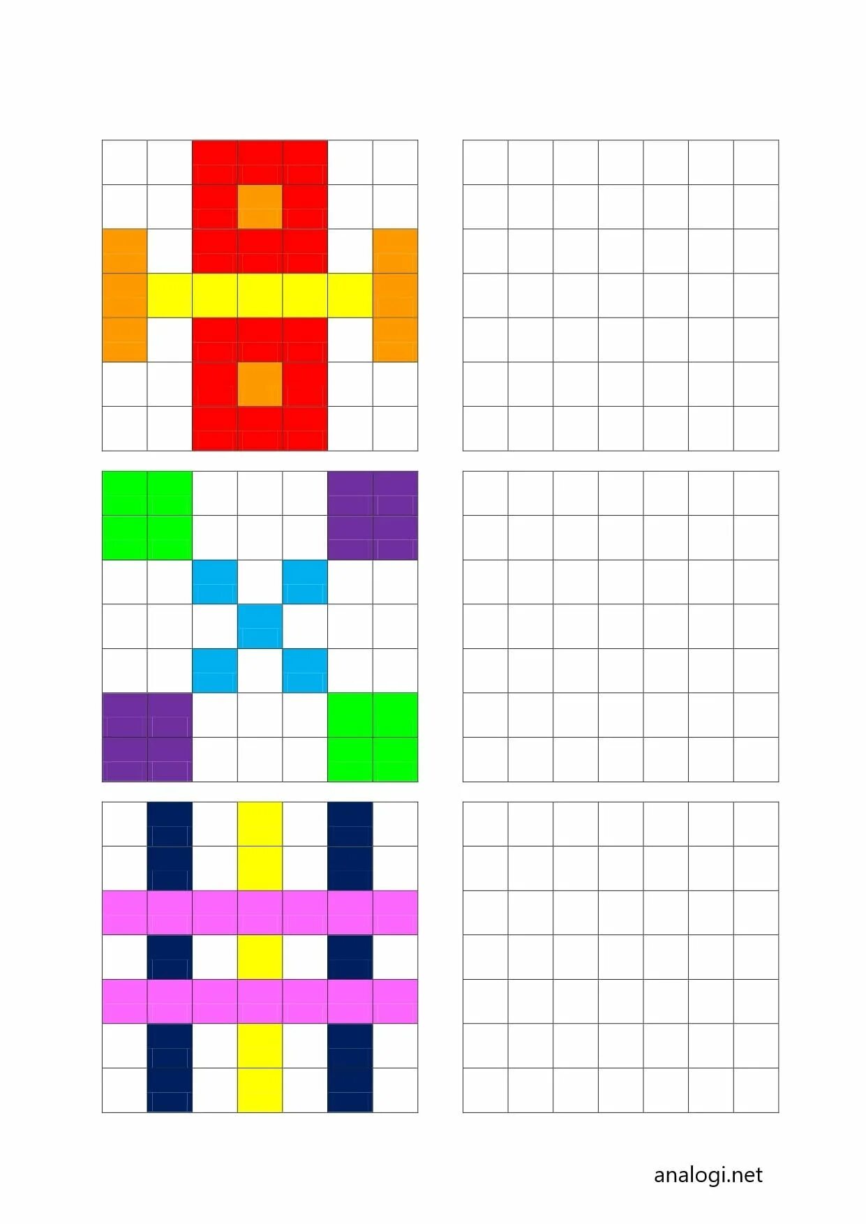 Повтори узор для дошкольников. Компьютерная игра мозаика. Игра закрашивать квадратики. Раскрашиваем квадратики по цветам. Повтори узор по клеточкам.