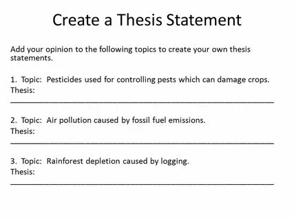 Thesis example